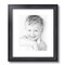ArtToFrames 12x14" Matted Picture Frame with 8x10" Single Mat Photo Opening Framed in 1.25" Black and 2" Mat (FWM-4083-12x14)
